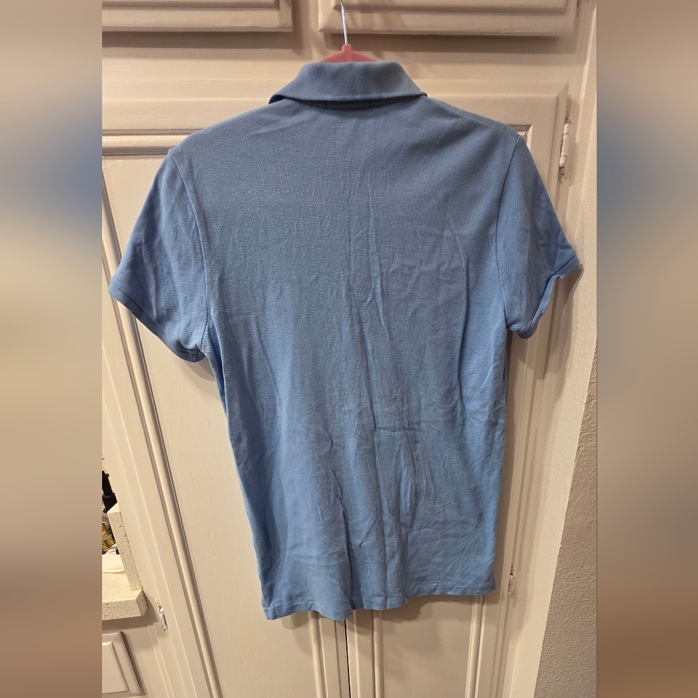 Ralph Lauren Women's Light Blue Classic Fit Polo ~ Size Medium - Picture 3 of 9
